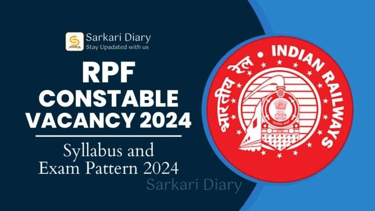 RPF Constable vacancy 2024