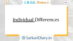 Individual Differences