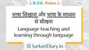 Language teaching and learning through language