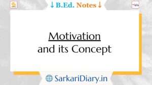 Motivation and its Concept