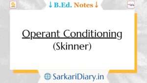 Operant Conditioning (Skinner)