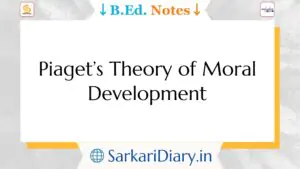 Piaget’s Theory of Moral Development in English