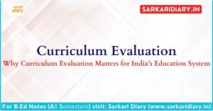 Curriculum Evaluation