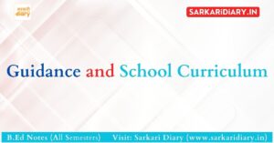 Guidance and the School Curriculum